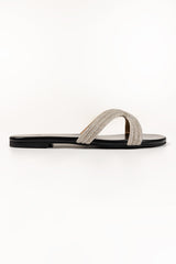 Women Black Slipper IFS-SLP25-011