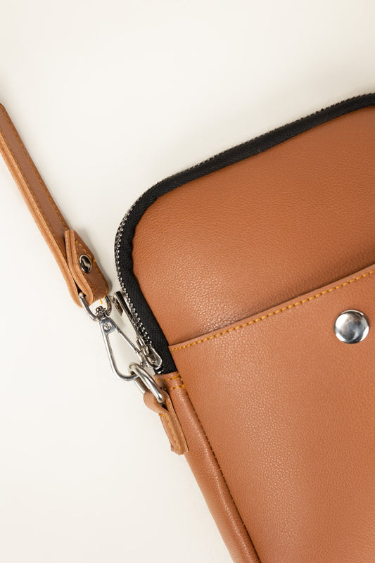 Tan Cross Body Bag IBS-CBB25-007