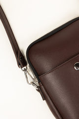 Dark Brown Cross Body Bag IBS-CBB25-008