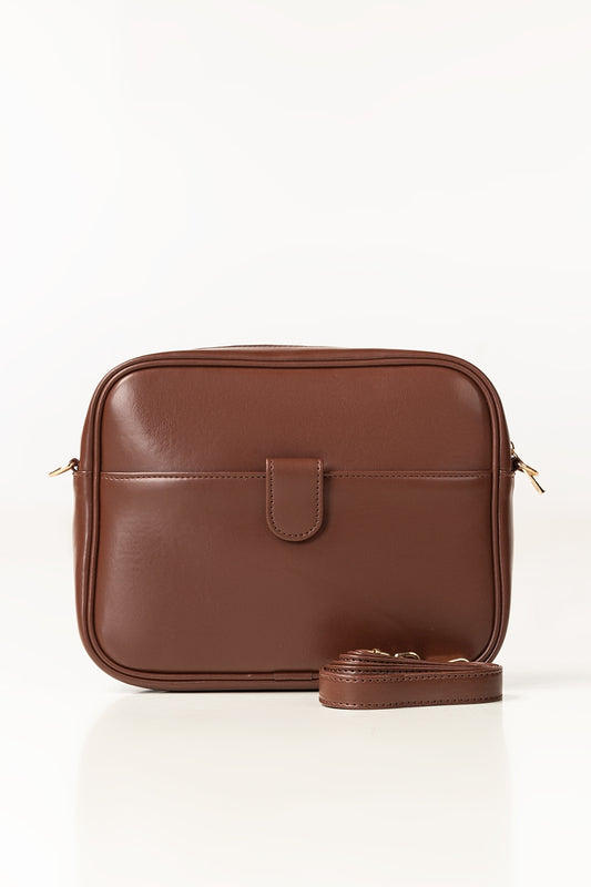 Brown Cross Body Wallet IBS-CBW25-008