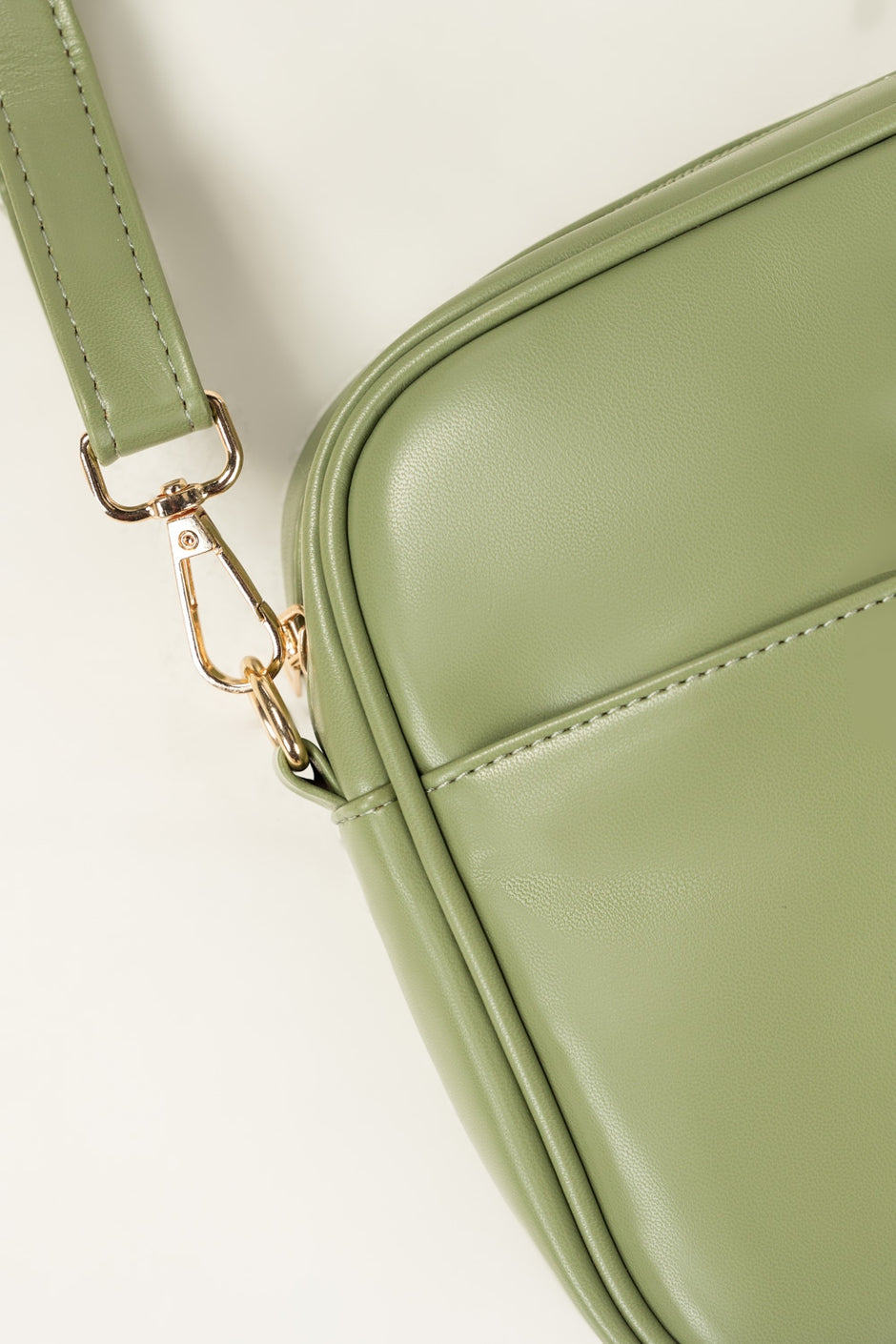 Olive Green Cross Body Wallet