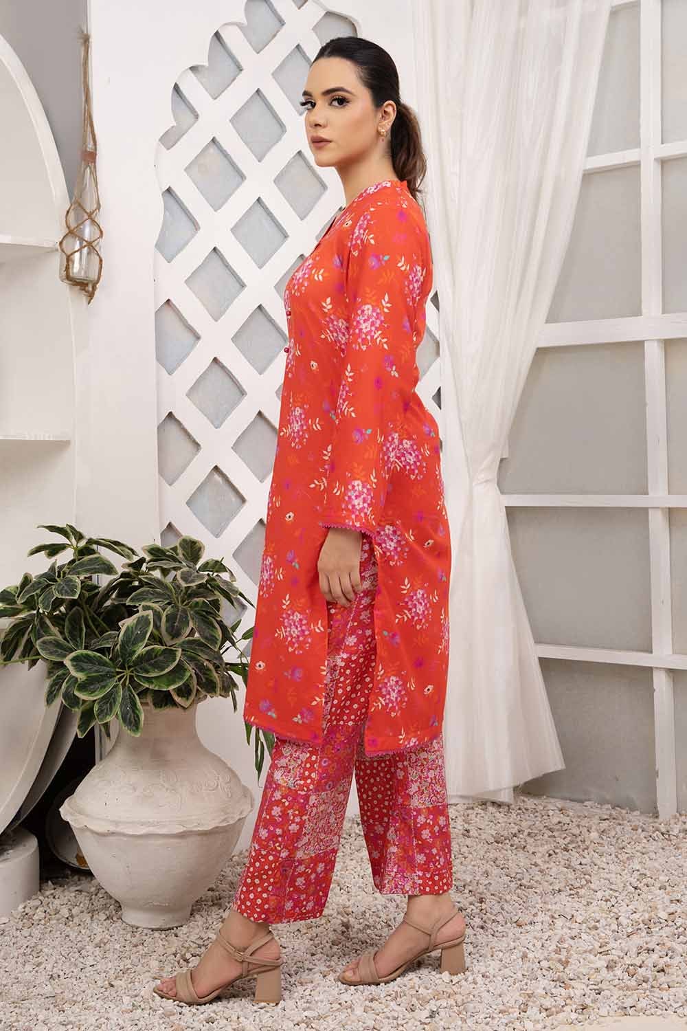 2 Piece Lawn Printed Unstitched Suit TLP-32041
