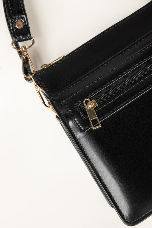 Black Shoulder Bag IBS-SHB25-036