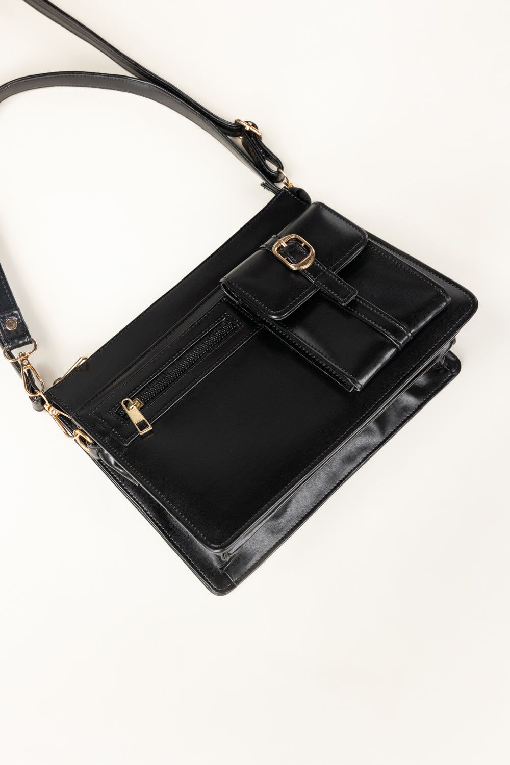 Black Shoulder Bag IBS-SHB25-036