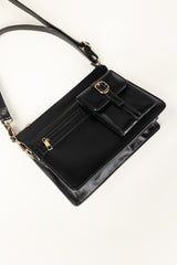 Black Shoulder Bag IBS-SHB25-036
