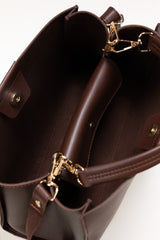 Dark Brown Shoulder Bag IBS-SHB25-040