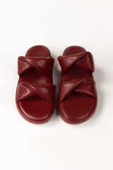 Maroon Comfy Slipper IFS-CFS25-003