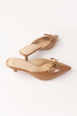 Dark Beige Mules IFS-MLS25-004