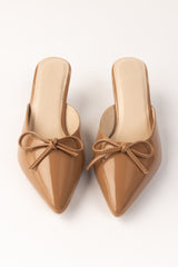 Dark Beige Mules IFS-MLS25-004