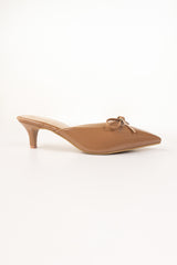 Dark Beige Mules IFS-MLS25-004