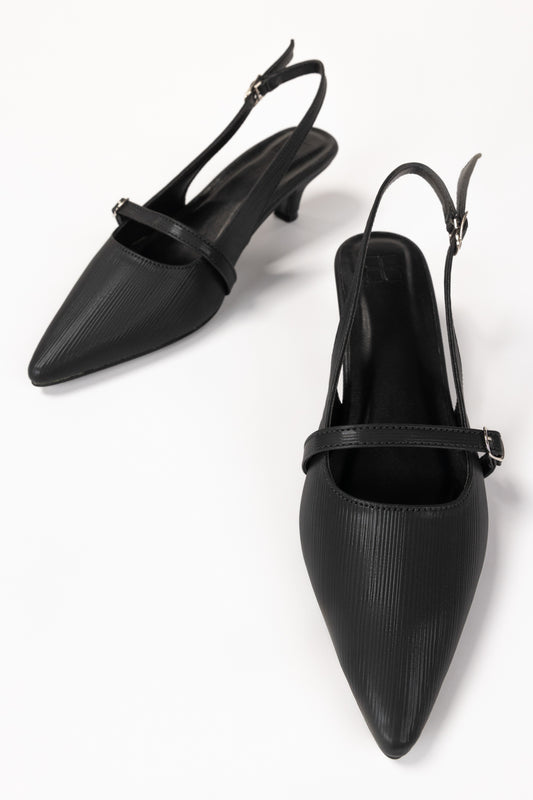 Black Sling Back IFS-SLB25-001