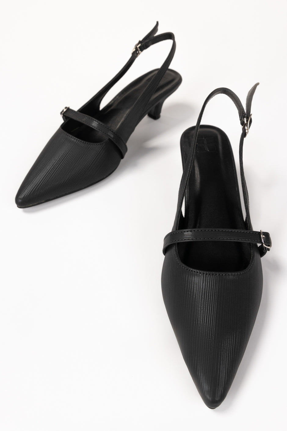 Black Sling Back