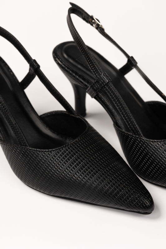 Black Sling Back IFS-SLB25-003