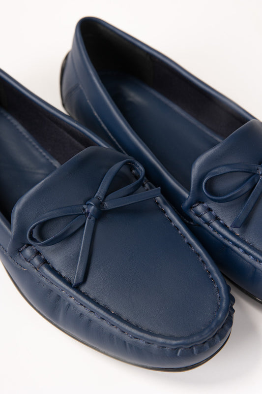 Blue Mocassins IFS-MCS25-002