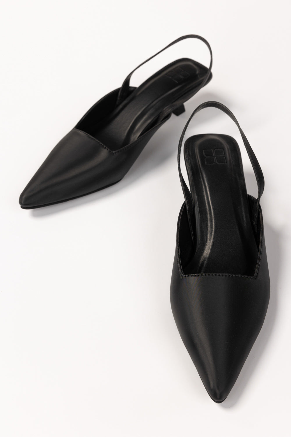 Black Sling Back