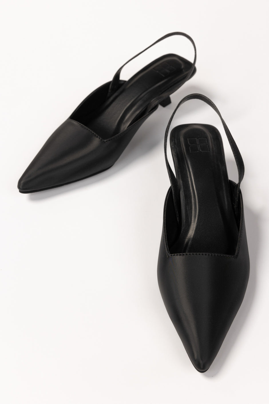 Black Sling Back