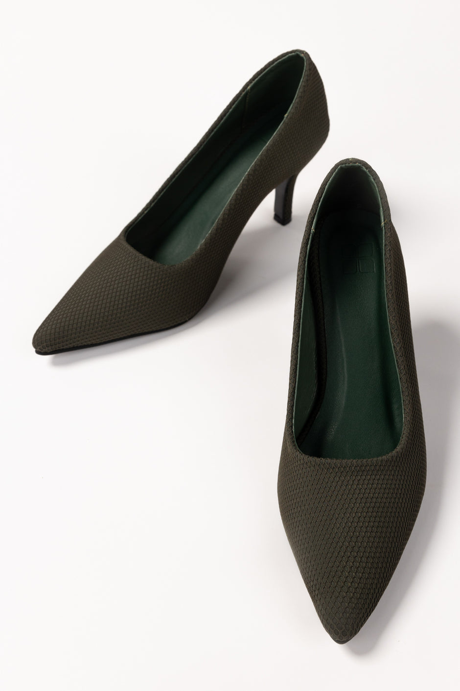 Olive Green Court Shoes