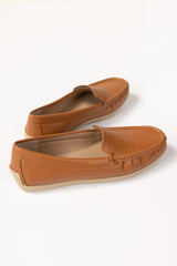 Tan Loafers IFS-LFR25-001