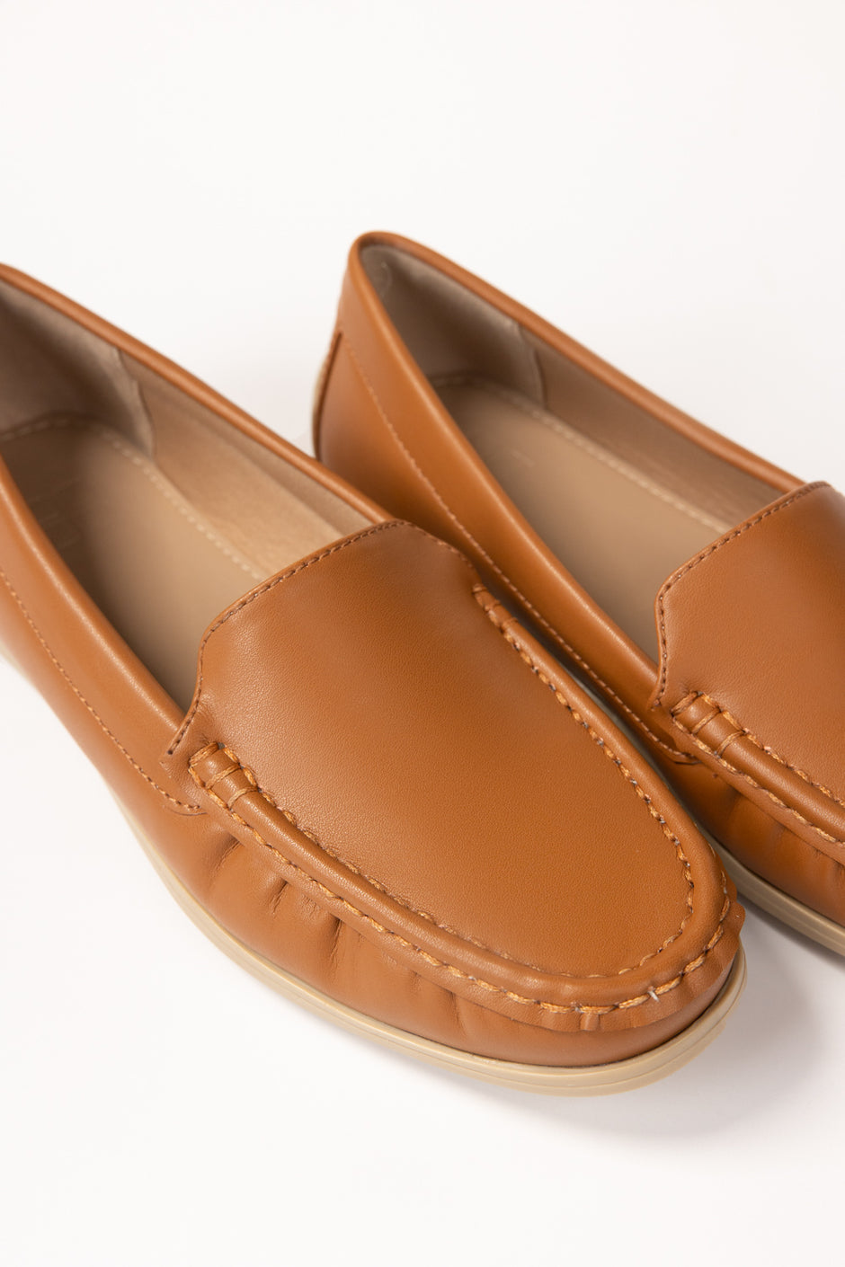 Tan Loafers IFS-LFR25-001