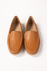 Tan Loafers IFS-LFR25-001