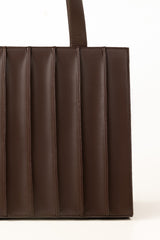 Dark Brown Tote Bag IBS-TTB25-066