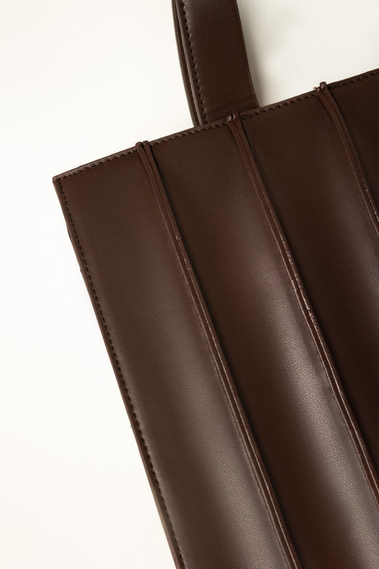 Dark Brown Tote Bag IBS-TTB25-066