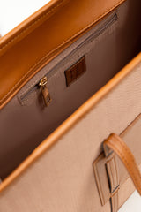Tan Beige Tote Bag IBS-TTB25-068