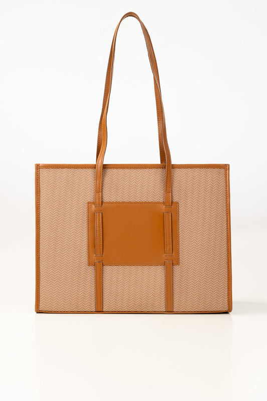Tan Beige Tote Bag IBS-TTB25-068