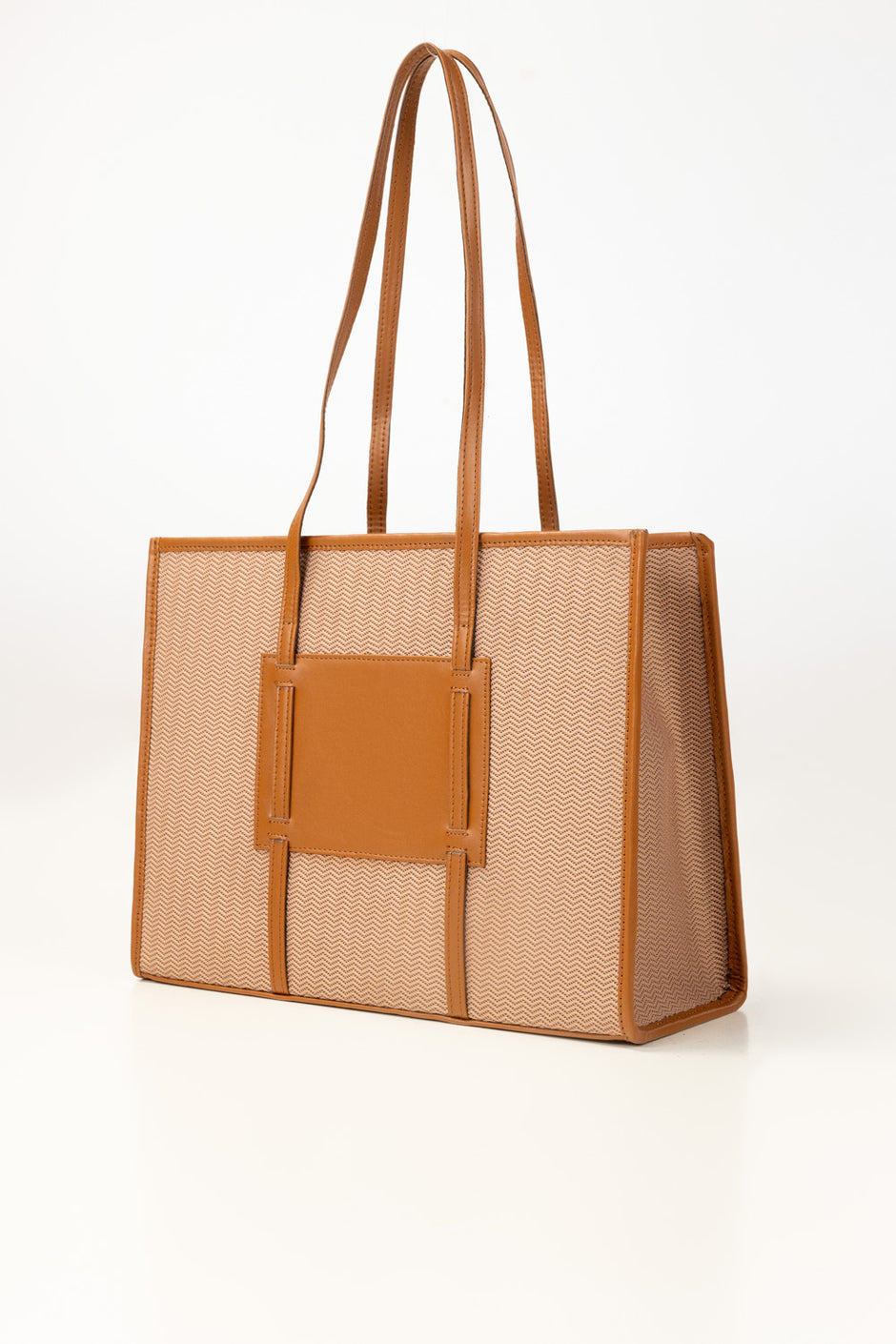 Tan Beige Tote Bag