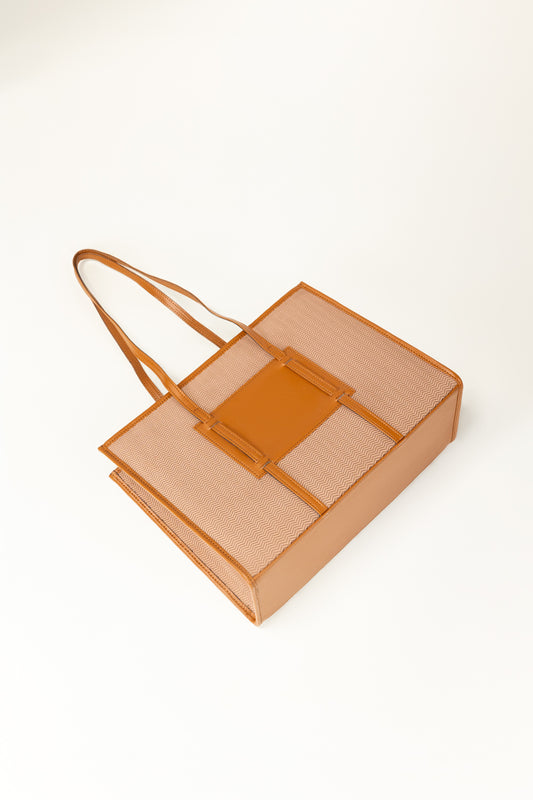 Tan Beige Tote Bag IBS-TTB25-068