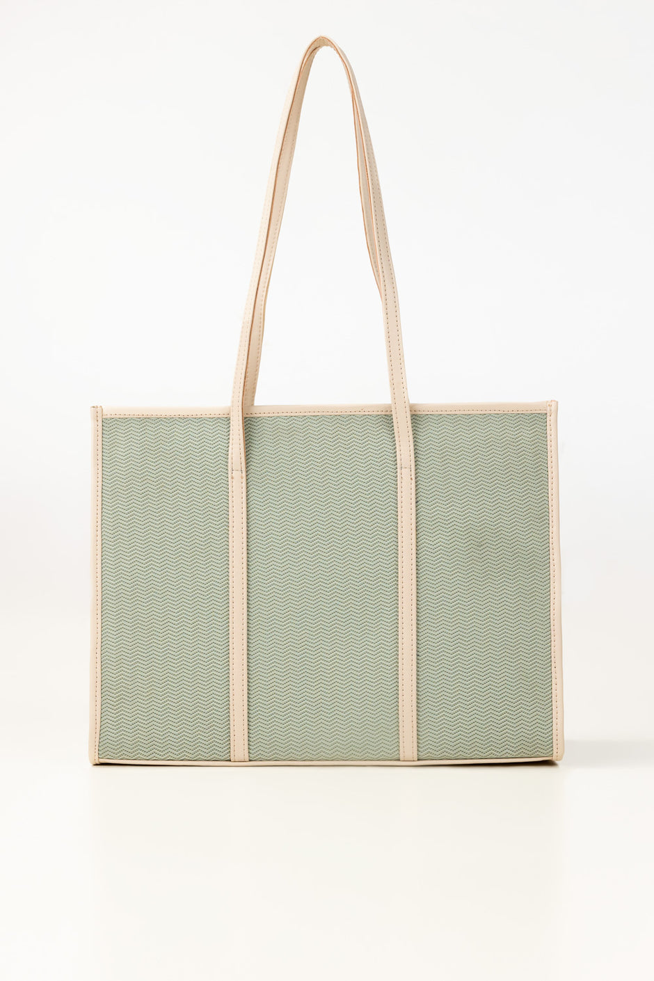 Mint Beige Tote Bag