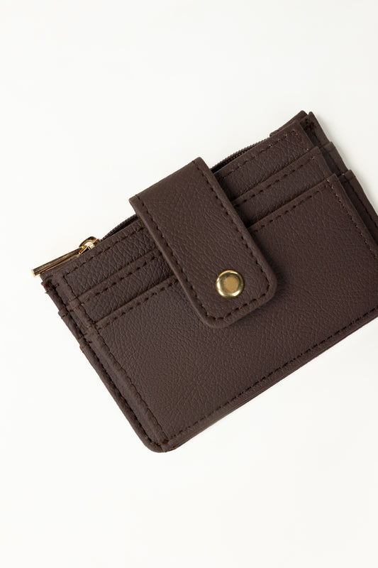 Dark Brown Card Holder IBS-CH25-014