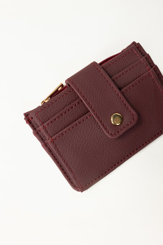 Maroon Card Holder IBS-CH25-016