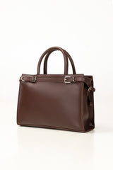 Dark Brown Tote Bag IBS-TTB25-086