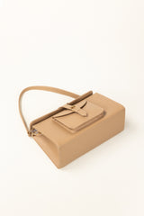 Dark Beige Shoulder Bag IBS-SHB25-057