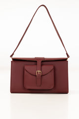 Maroon Shoulder Bag IBS-SHB25-058