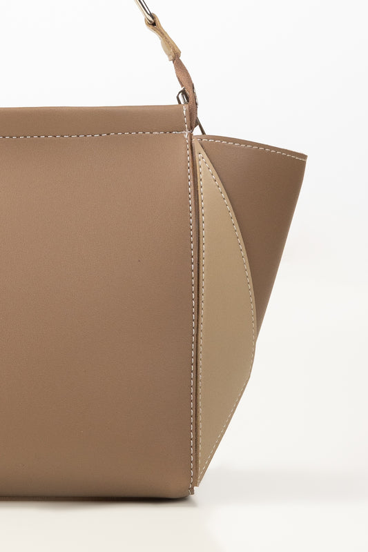 Dark Beige Handbag IBS-HDB25-026