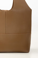 Dark Beige Tote Bag IBS-TTB25-093