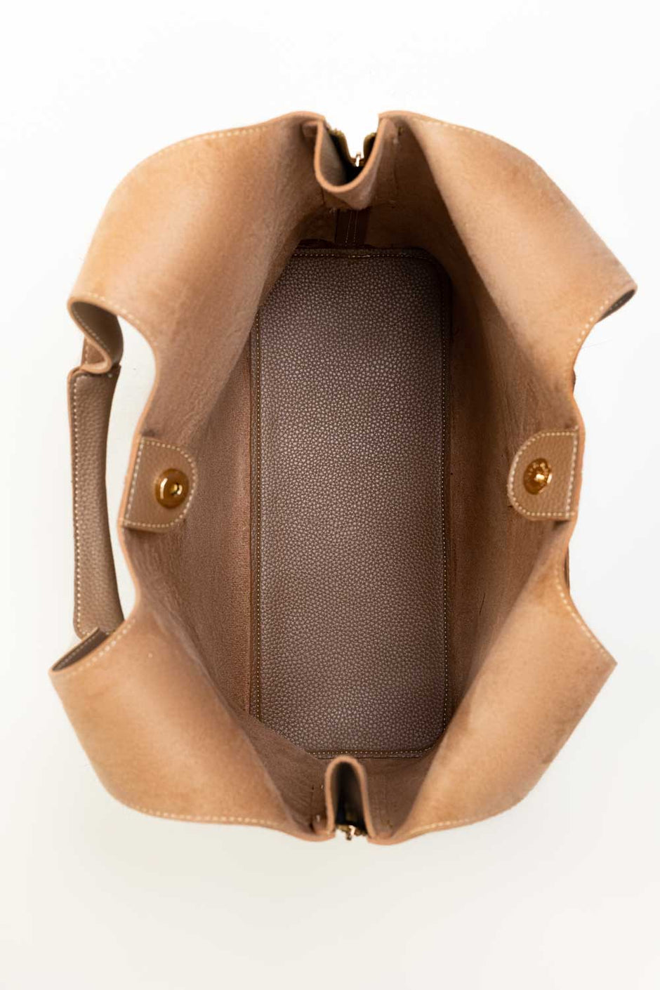 Dark Beige Tote Bag