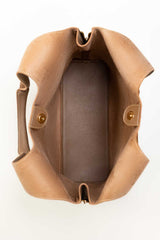 Dark Beige Tote Bag IBS-TTB25-093