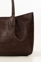 Dark Brown Tote Bag IBS-TTB25-077