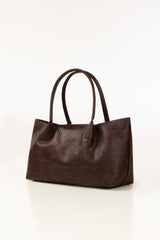 Dark Brown Tote Bag IBS-TTB25-077