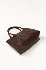 Dark Brown Tote Bag IBS-TTB25-077