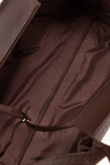 Dark Brown Tote Bag IBS-TTB25-077