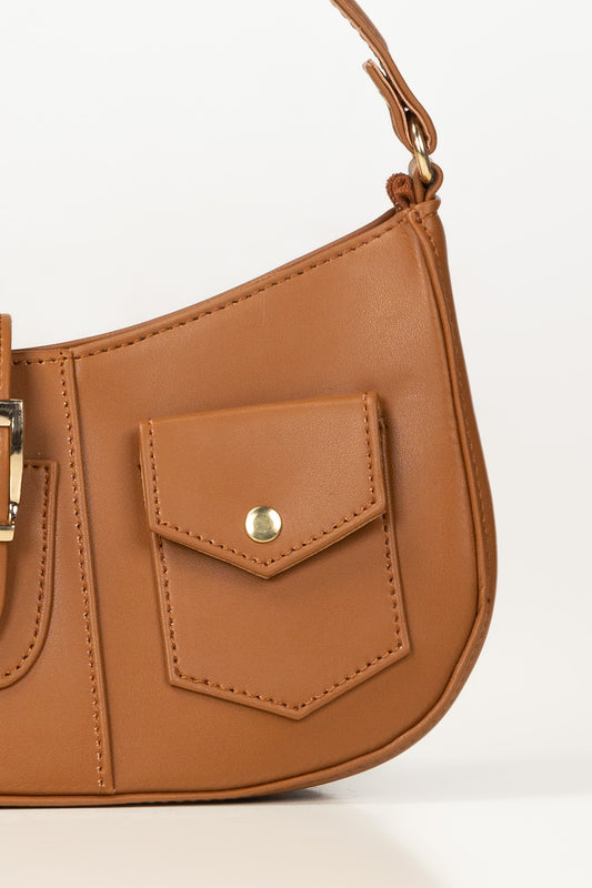 Tan Handbag IBS-HDB25-016