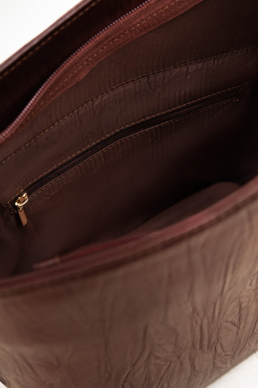 Dark Brown Shoulder Bag IBS-SHB25-049