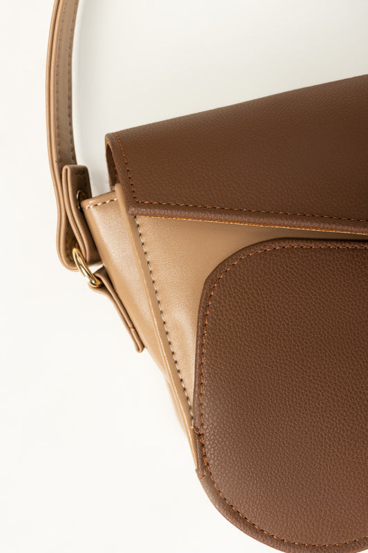 Beige Handbag IBS-HDB25-017