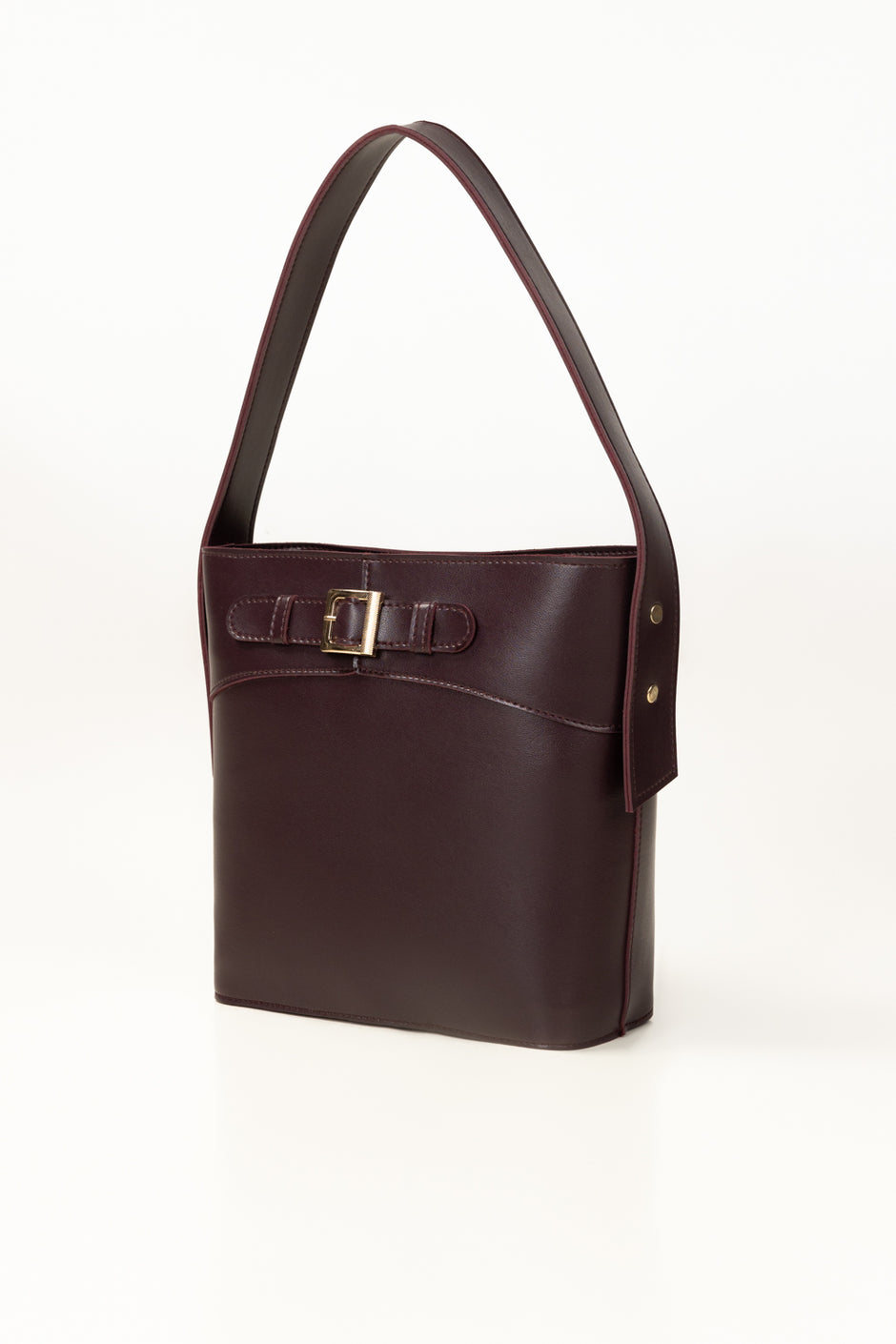 Maroon Bucket Bag