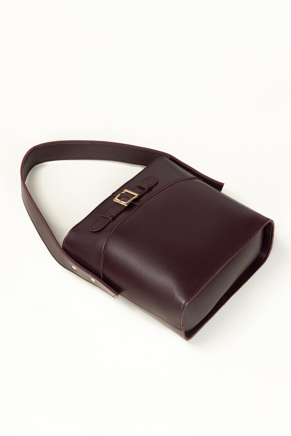 Maroon Bucket Bag