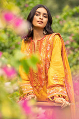 2 Piece Digital Embroidered Cambric Shirt With Lawn Dupatta TCE-12005